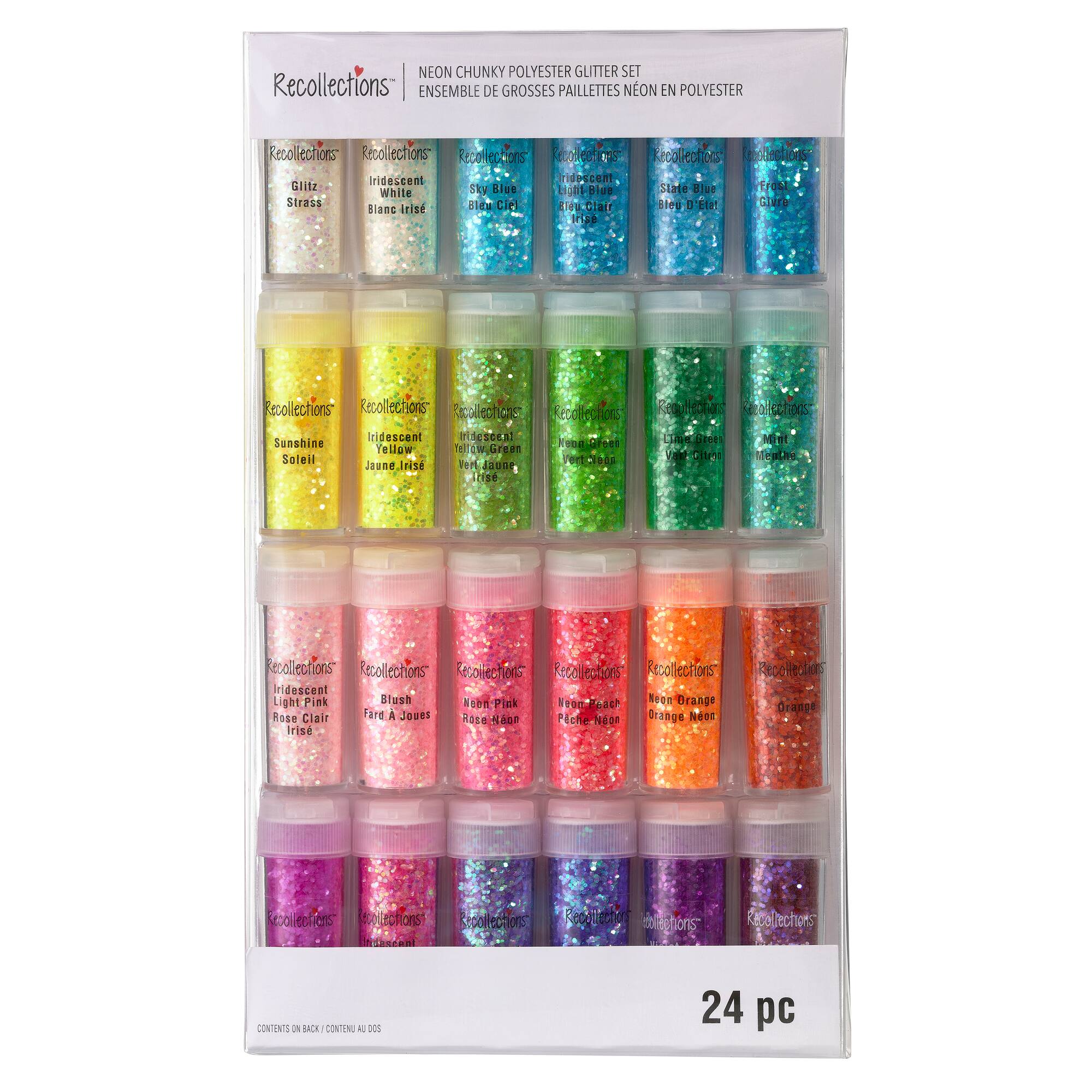 Neon Polyester Glitter Set by Recollections™